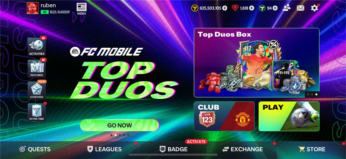 Game account sale Fifa mobile