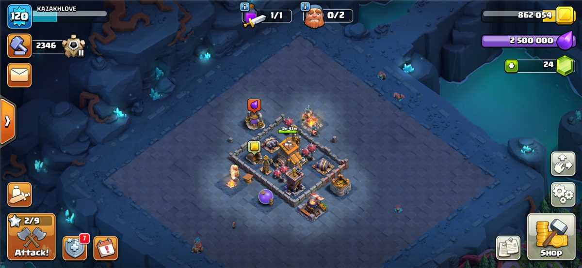 Venda de conta de jogo Clash of Clans