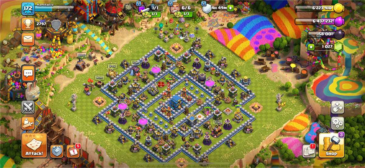 Venda de conta de jogo Clash of Clans