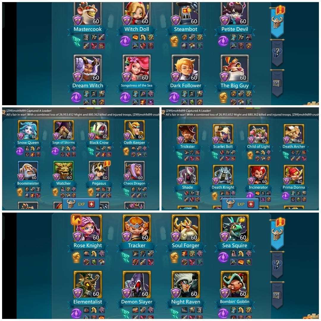 Game account sale Lords Mobile