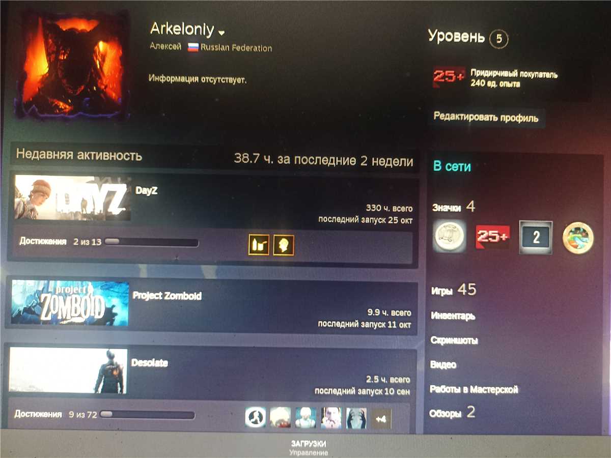 Game account sale DayZ