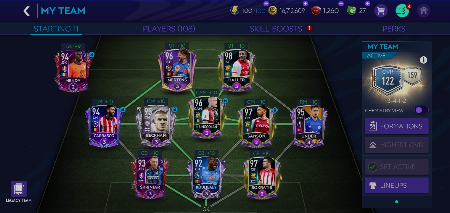 Game account sale Fifa mobile