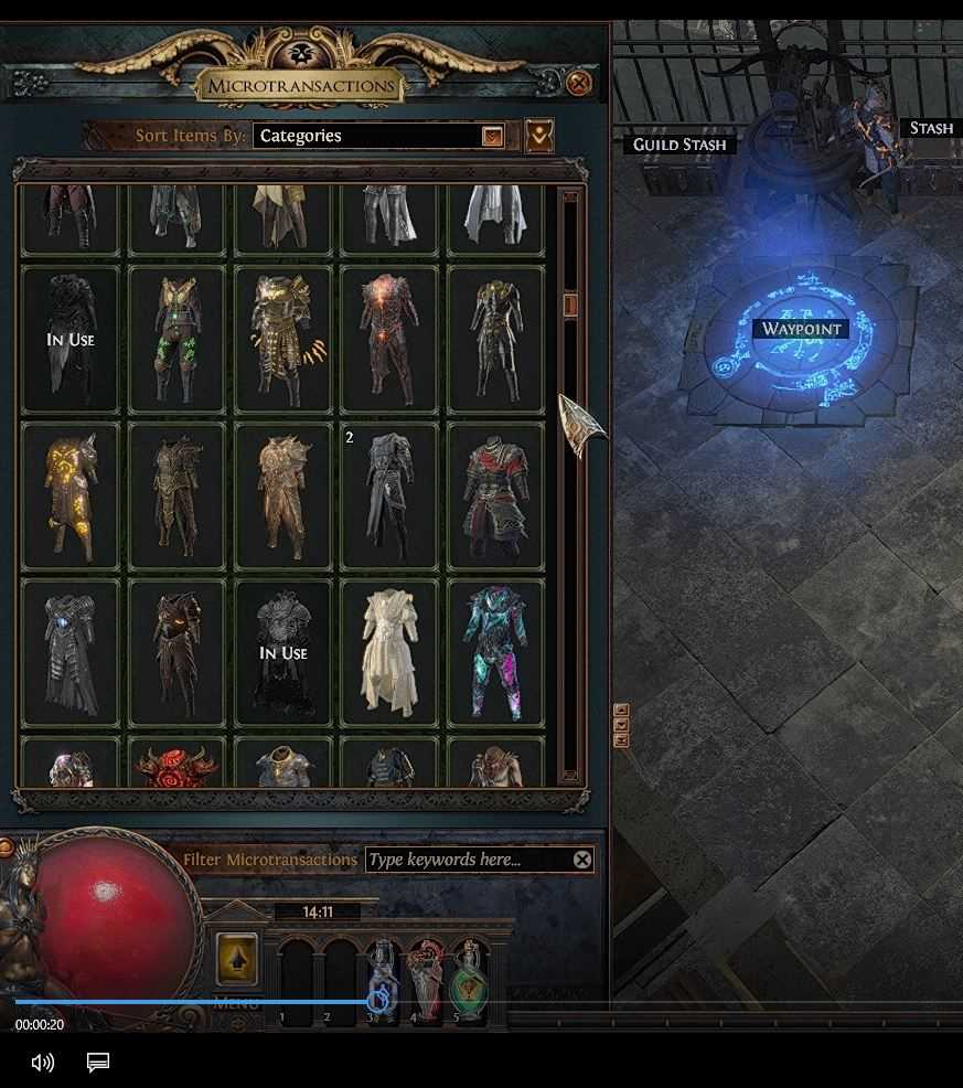 Game account sale Path of Exile