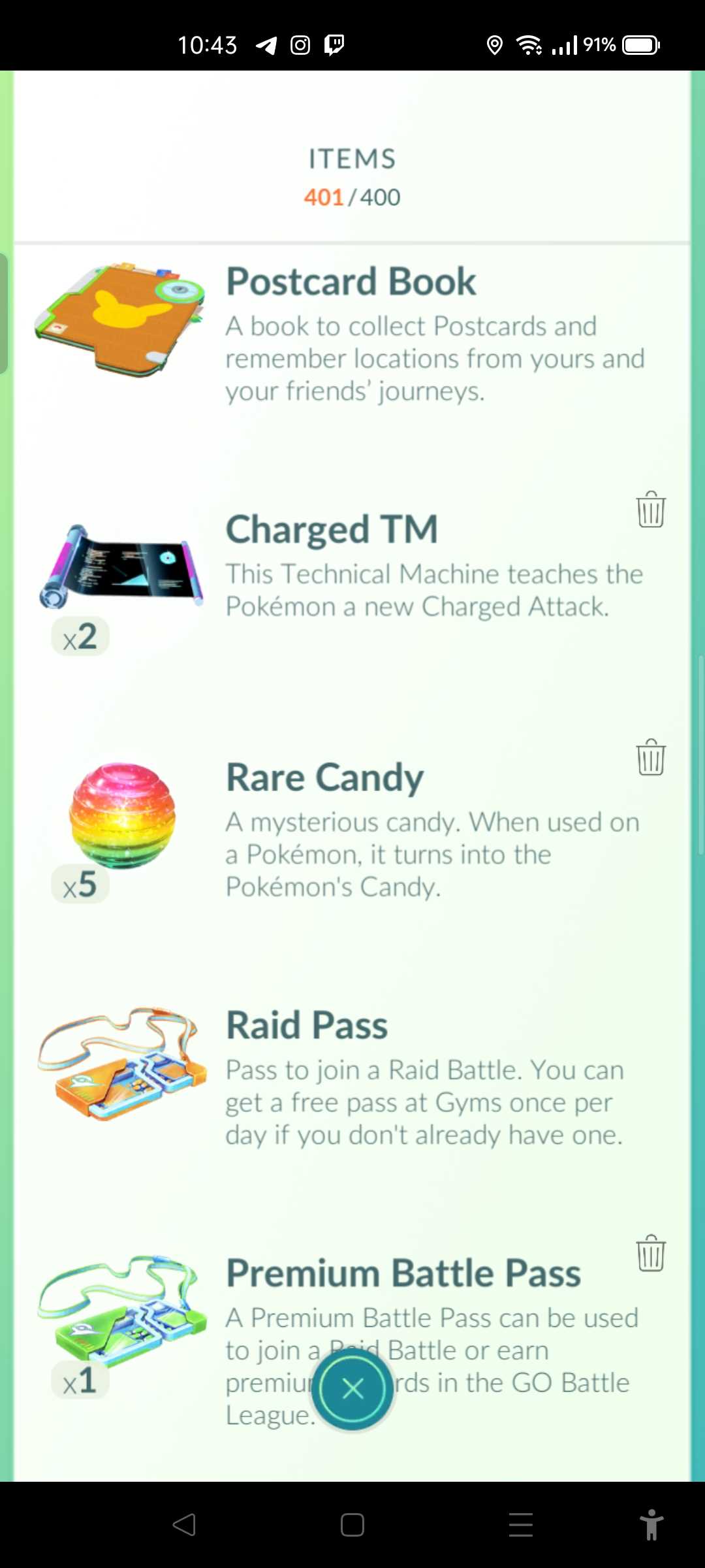 Game account sale Pokemon GO