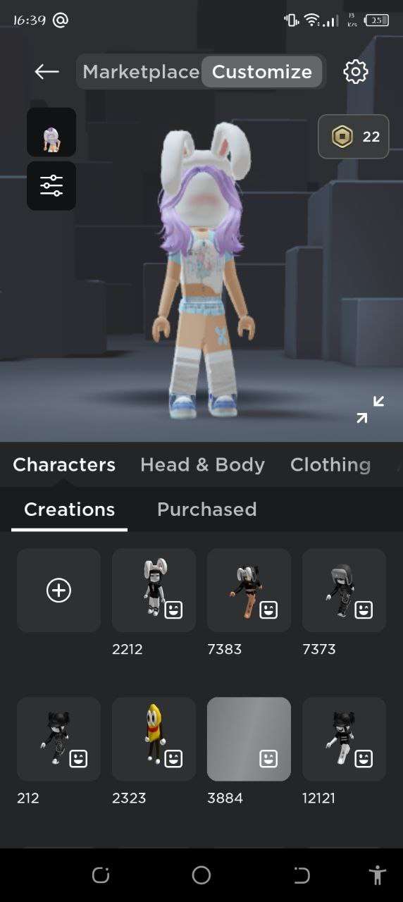 Game account sale Roblox