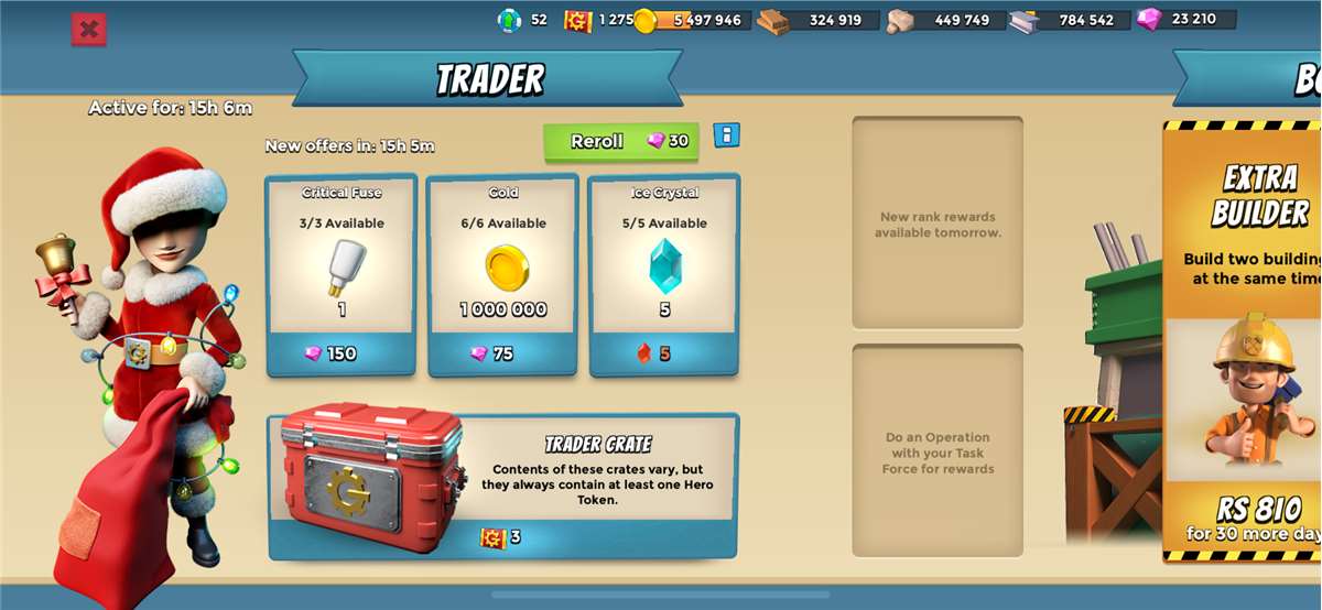 Game account sale Boom Beach