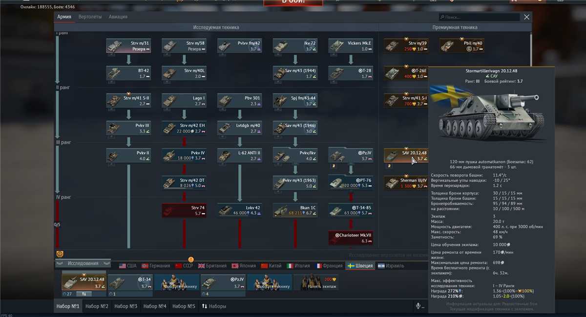 Game account sale War Thunder