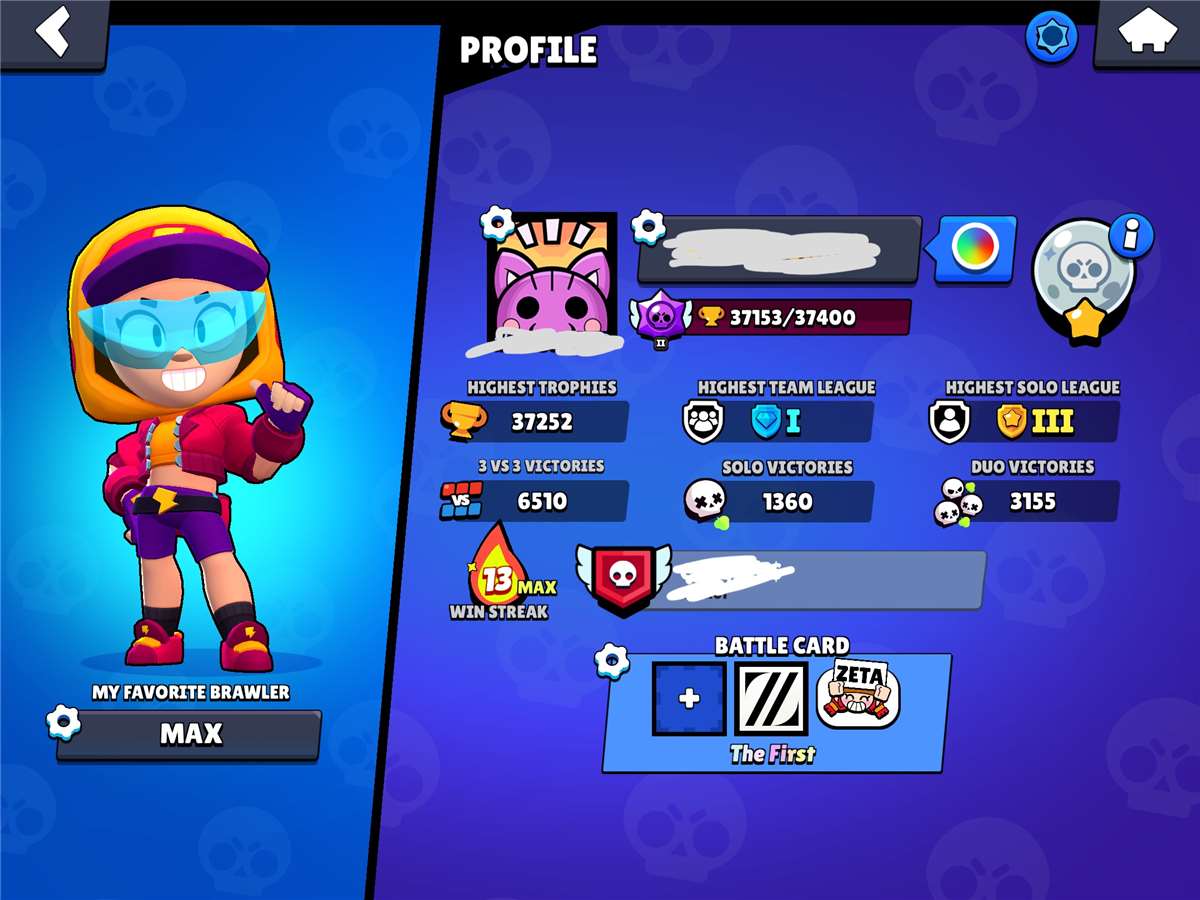 Game account sale Brawl Stars