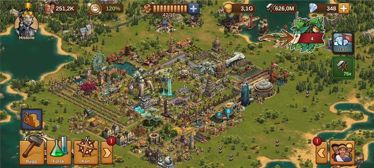 Game account sale Forge of Empires