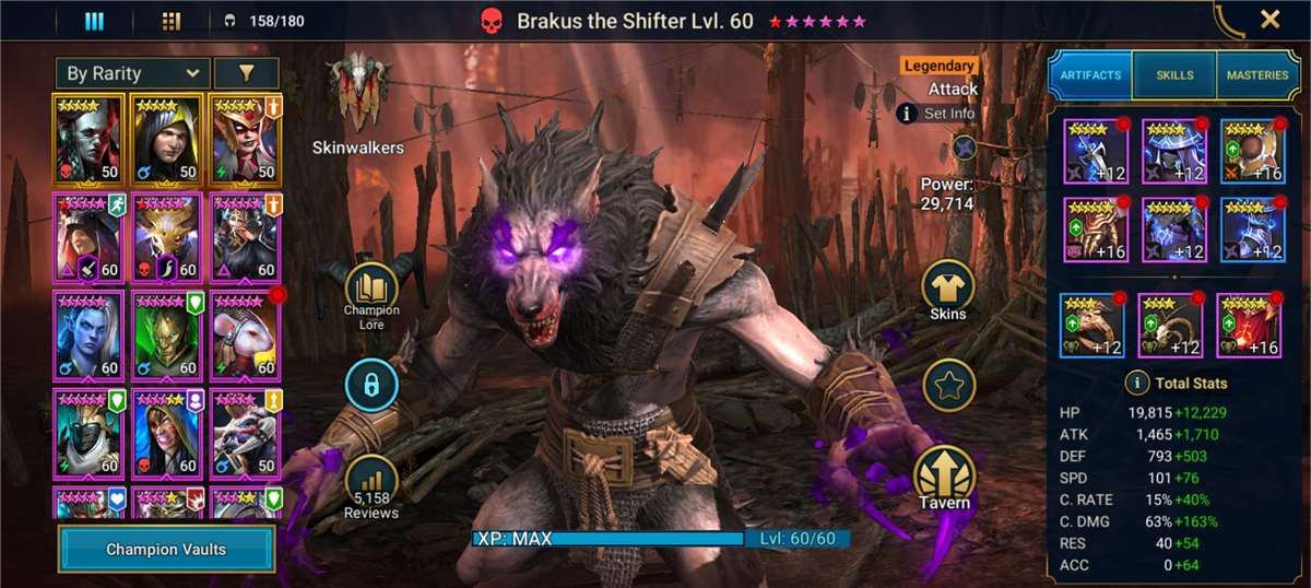 Penjualan akun permainan Raid Shadow Legends