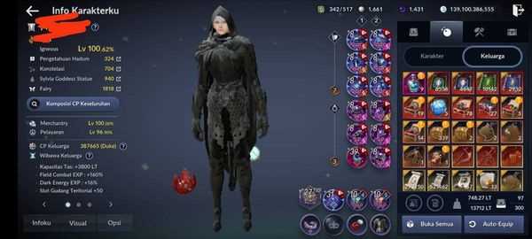 Penjualan akun permainan Black Desert