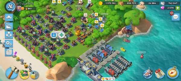 Venda de conta de jogo Boom Beach