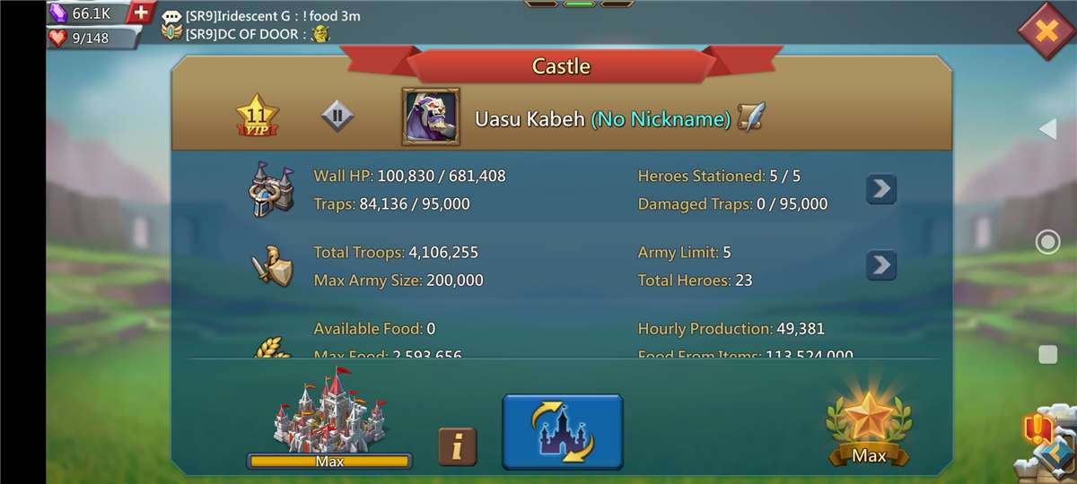 Penjualan akun permainan Lords Mobile