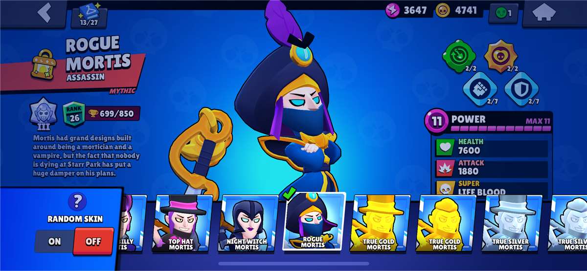 Game account sale Brawl Stars