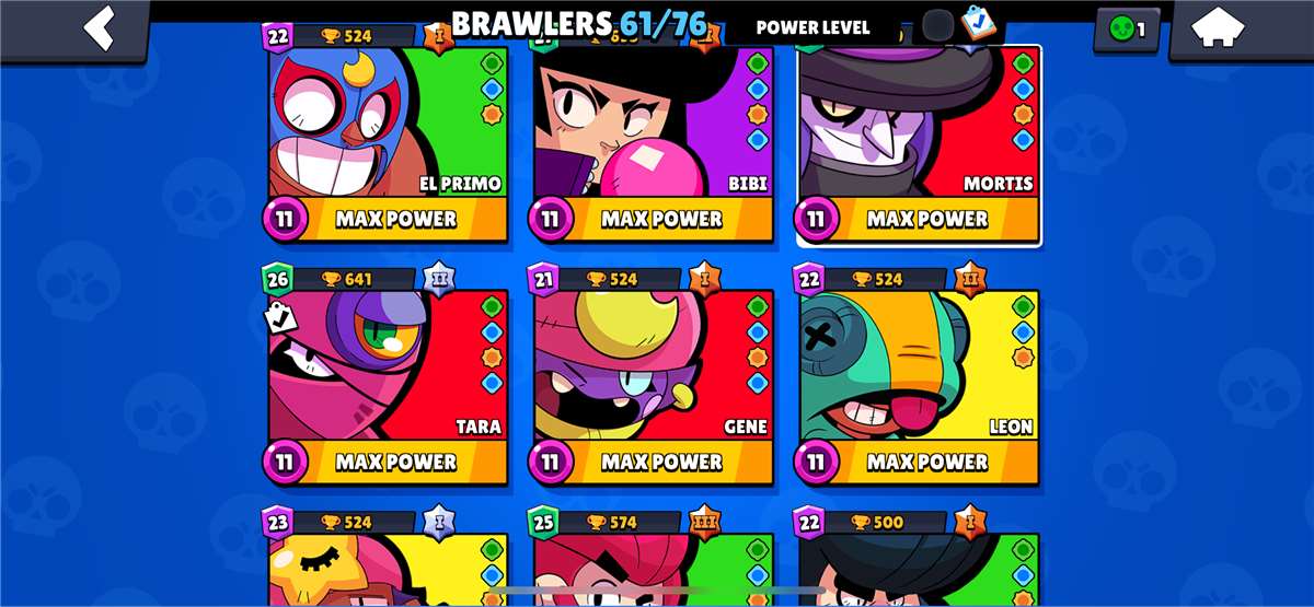 Game account sale Brawl Stars