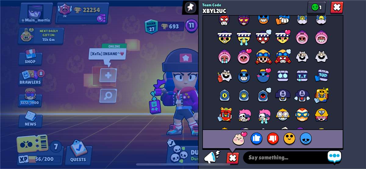 Game account sale Brawl Stars