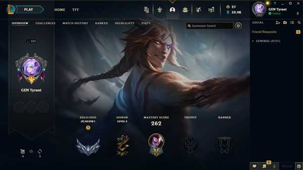 Game account sale League of Legends