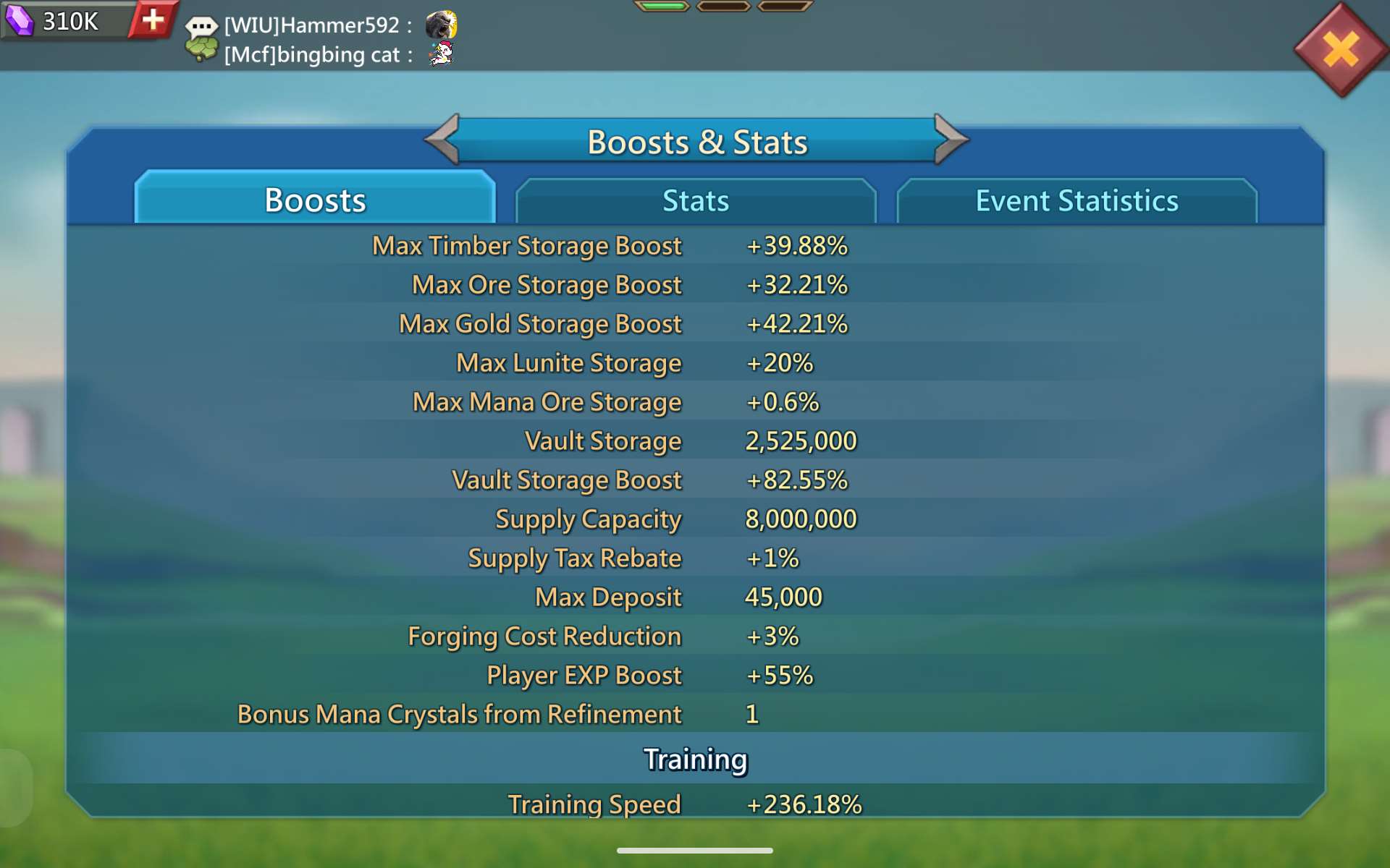 Game account sale Lords Mobile