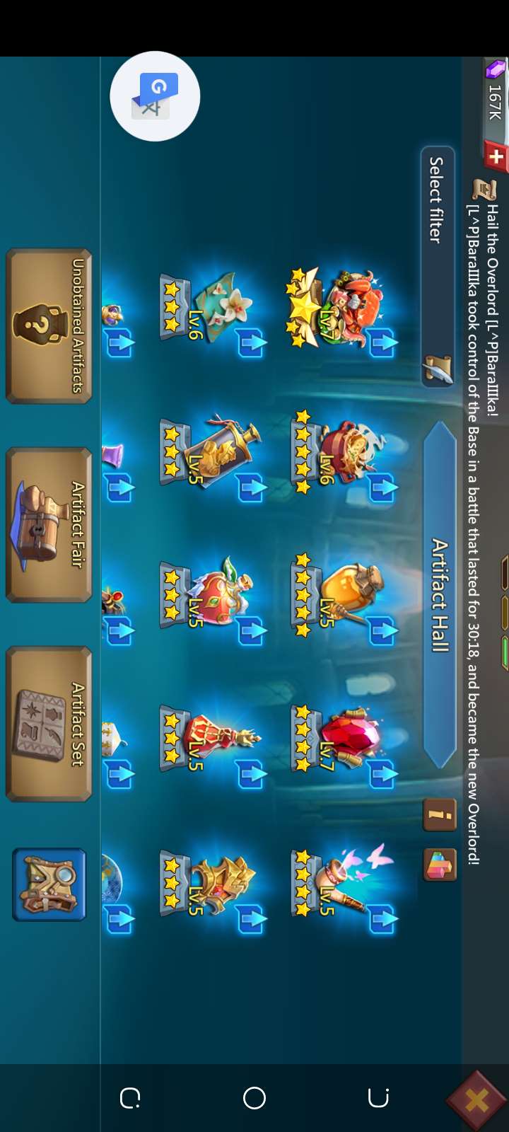 Game account sale Lords Mobile