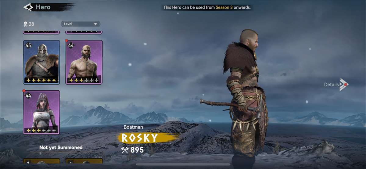 Game account sale Viking Rise