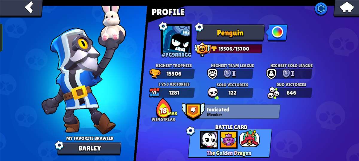 Penjualan akun permainan Brawl Stars