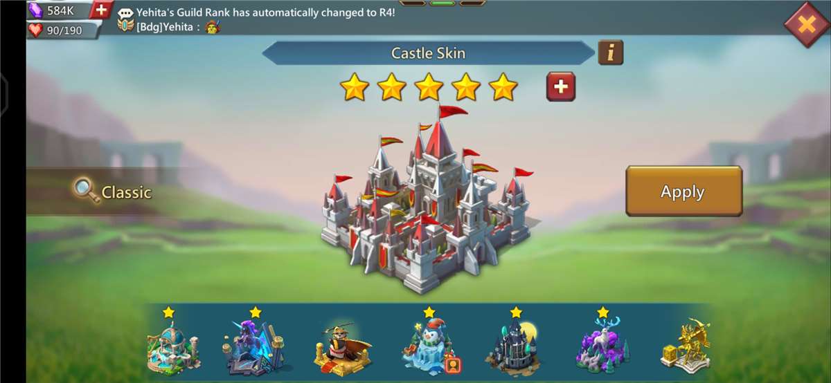 Game account sale Lords Mobile