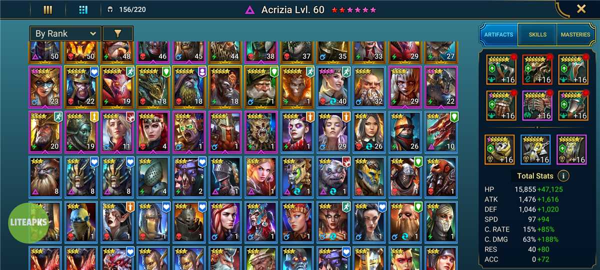 Game account sale Raid Shadow Legends