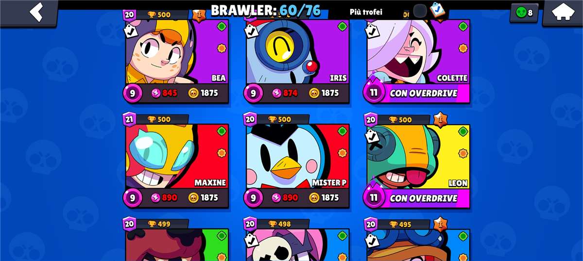 Game account sale Brawl Stars