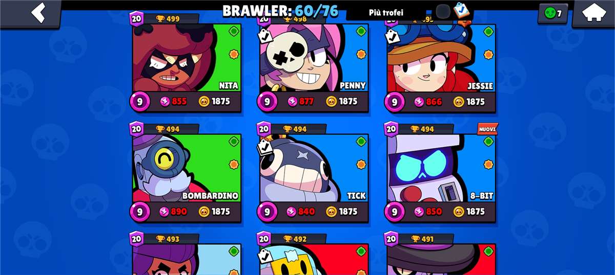 Game account sale Brawl Stars