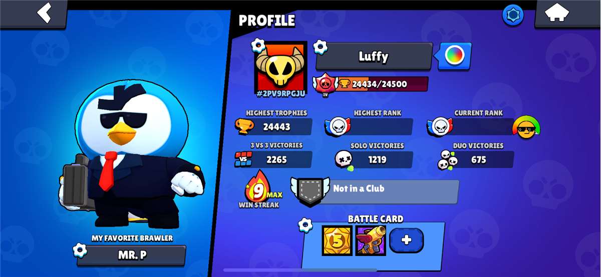 Game account sale Brawl Stars