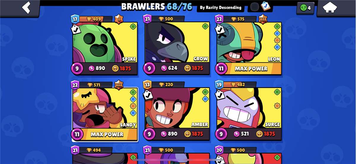 Game account sale Brawl Stars