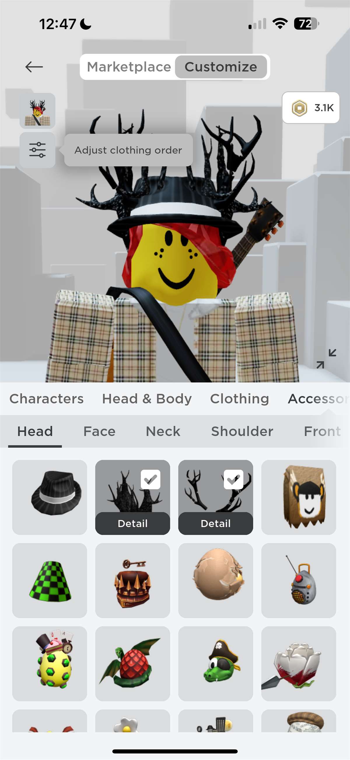 Game account sale Roblox