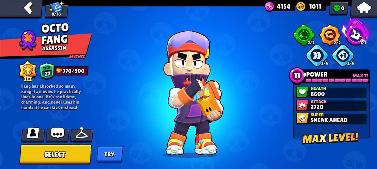 Game account sale Brawl Stars