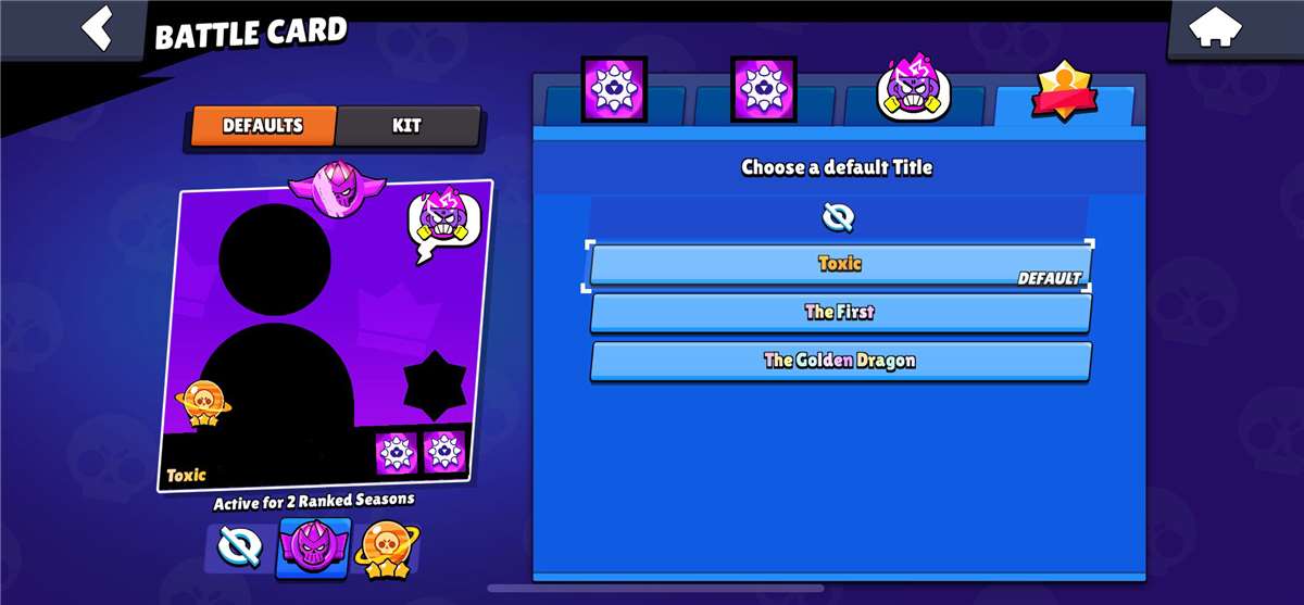 Game account sale Brawl Stars