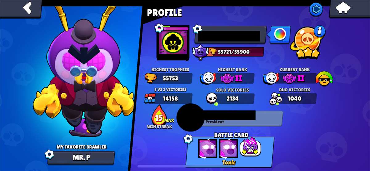 Game account sale Brawl Stars