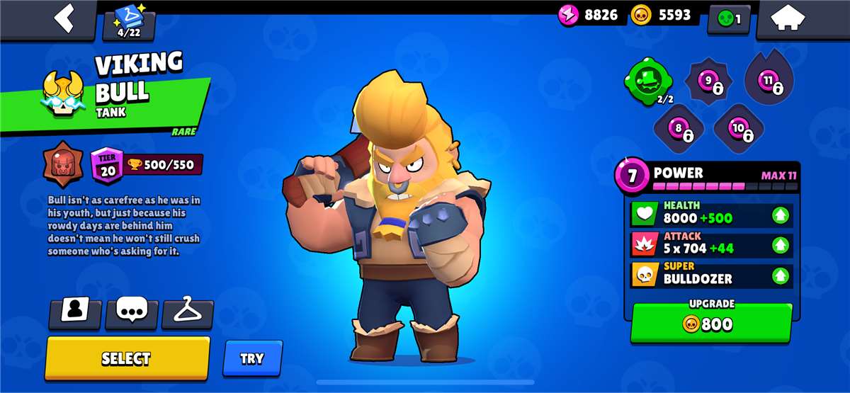 Game account sale Brawl Stars