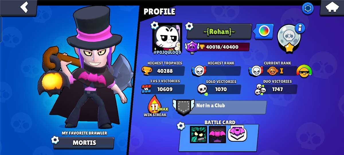 Game account sale Brawl Stars