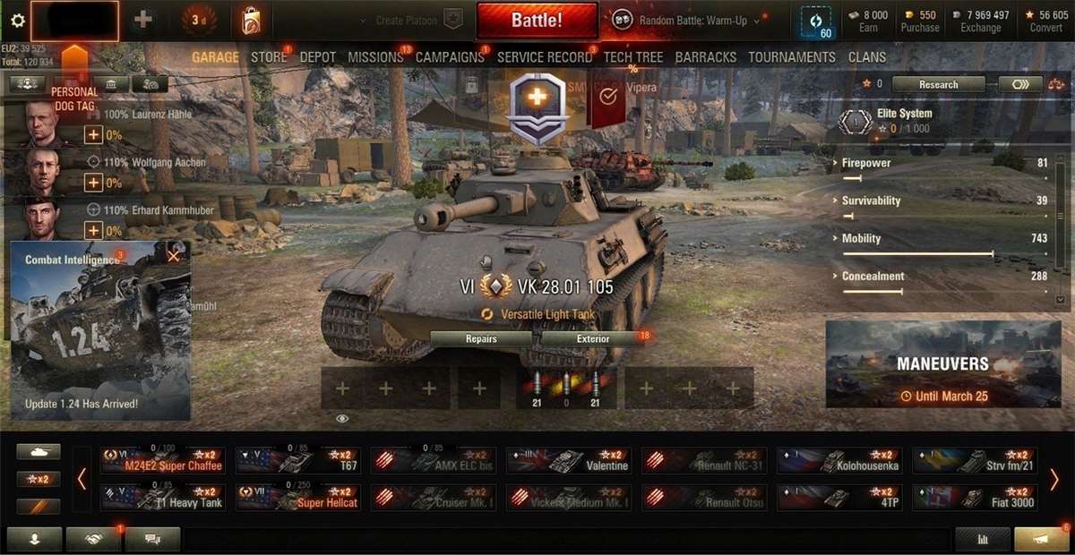 Game account sale World of Tanks