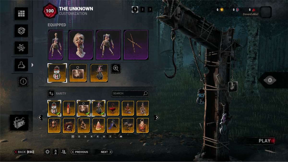 Game account sale Dead by Daylight