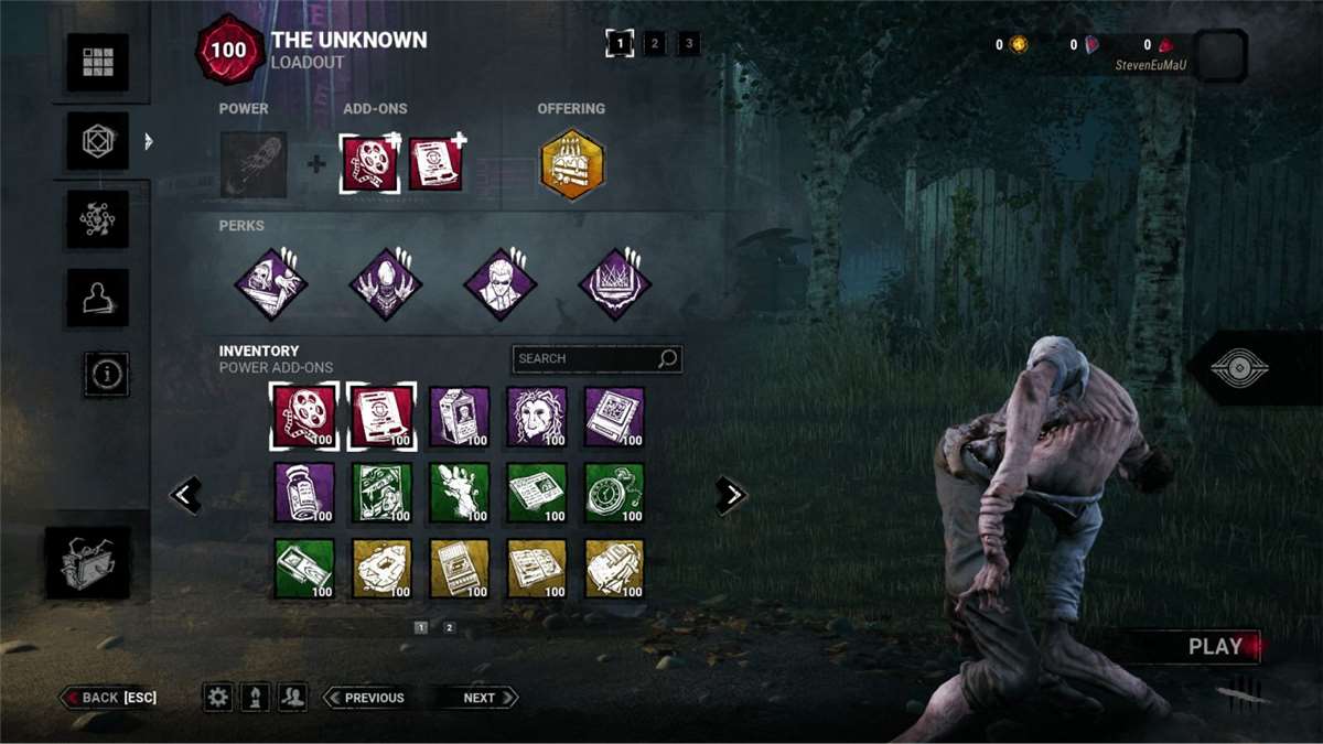 Game account sale Dead by Daylight