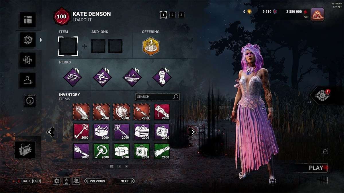 Game account sale Dead by Daylight