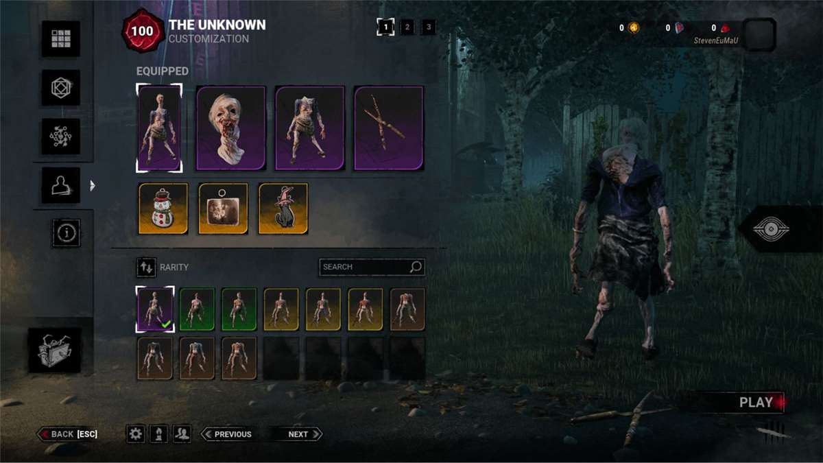 Game account sale Dead by Daylight