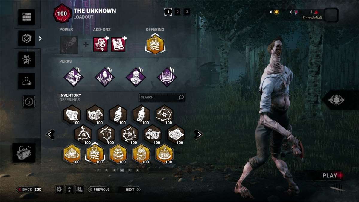 Game account sale Dead by Daylight