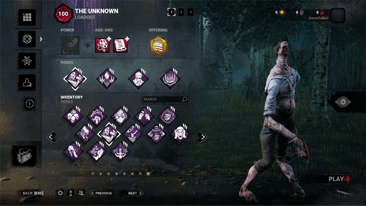 Game account sale Dead by Daylight