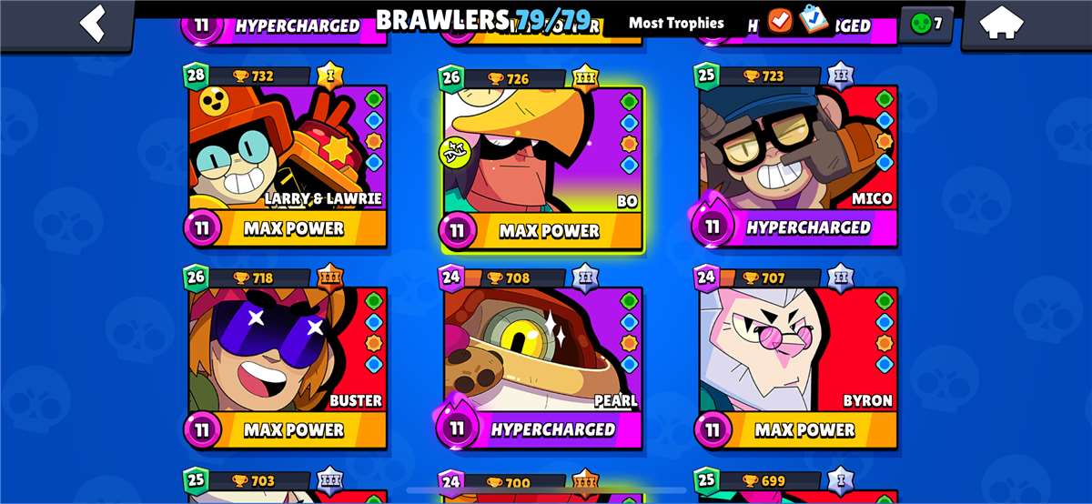 Game account sale Brawl Stars