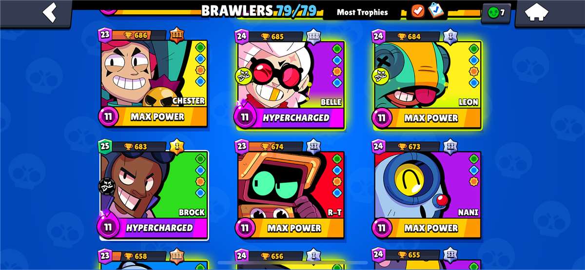 Game account sale Brawl Stars