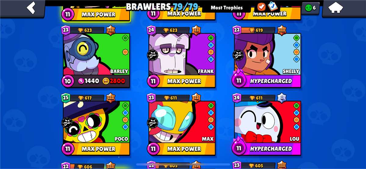 Game account sale Brawl Stars