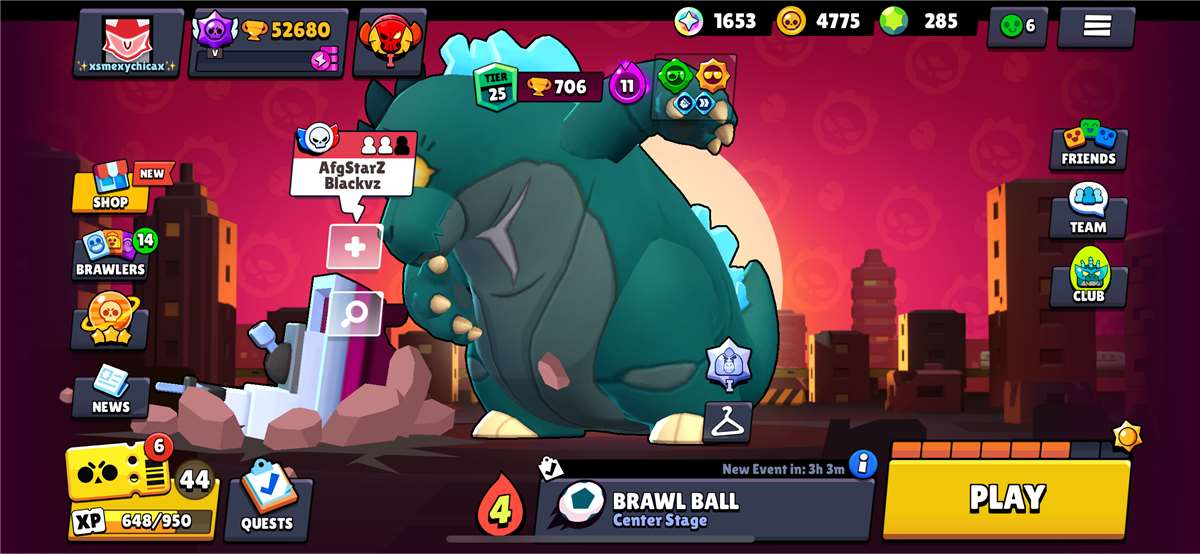 Game account sale Brawl Stars