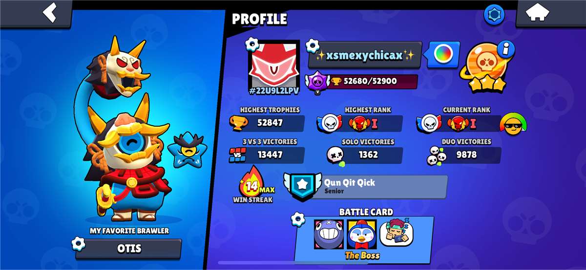 Game account sale Brawl Stars