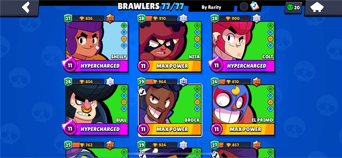 Game account sale Brawl Stars